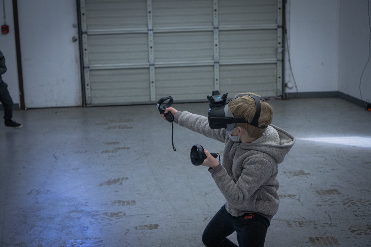 Based on this power stance, I'd say our latest rounds of testing have been successful!  We love seeing others trying out our VR/AR experiences.

#xr #ar #vr #augmentedreality #virtualreality #extendedreality #xrdevstudio #oculus #hololens #appdeveloper