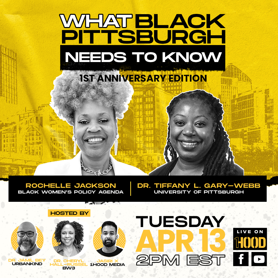 It’s our 1 Year Anniversary! For an entire year, we have been bringing you back to back conversations with some of the change makers in Pittsburgh while providing you all with a few resources on how to make OUR city better. Tune into our anniversary episode tomorrow at 2!