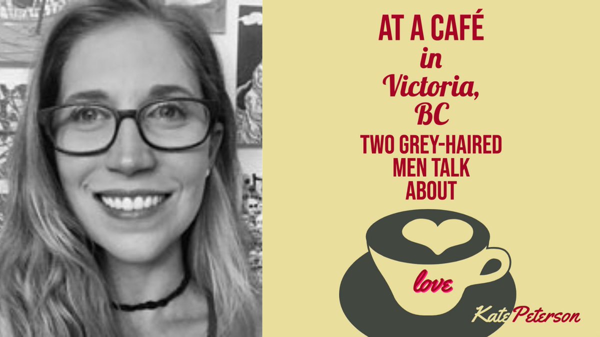 CleaverMagazine's tweet photo. He looked up to say he just realized / 
he is more American than he wants to be.
—

AT A CAFÉ IN VICTORIA, BC TWO GREY-HAIRED MEN TALK ABOUT LOVE, a #poem by Kate Peterson in the current issue of #CleaverMagazine. 

https://t.co/MPbi4hEZ8O https://t.co/o6KMvj0Cwx