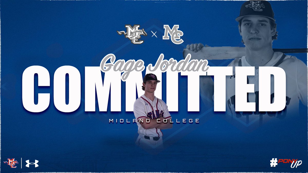 🔐 | COMMITTED 

<a href="/Gagejordan09/">Gage</a> gives his verbal commitment to <a href="/MCChapBaseball/">Midland College Baseball</a> 

<a href="/TAPPSBaseball/">TAPPS Baseball</a> <a href="/LSCSN/">Lone Star Christian Sports Network (LSCSN)</a> <a href="/MWTsports/">MRT Sports</a> 

🔵#PonyUp #GoChaps 🔴