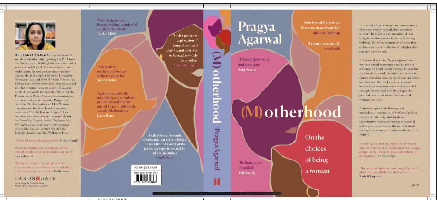 Dr Pragya Agarwal M Otherhood Is Going To Print And Here Is The Gorgeous Cover