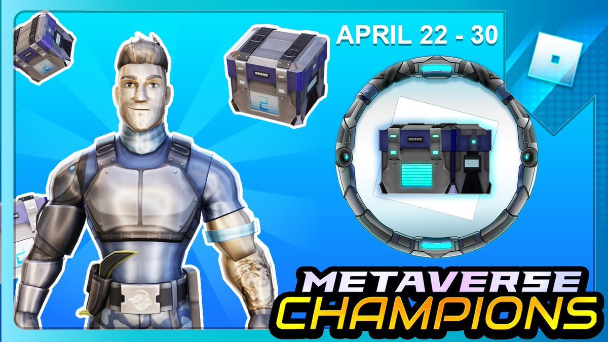 Dev_Paramount's tweet image. 🌟Super excited to announce that our game #ChaosClicker is participating on the upcoming #MetaverseChampions Roblox Event!
📅You will be able to play the event from 22nd April to 30th April! #AjStriker
🕵️Let The Hunt Begin!
#Roblox #RobloxDev