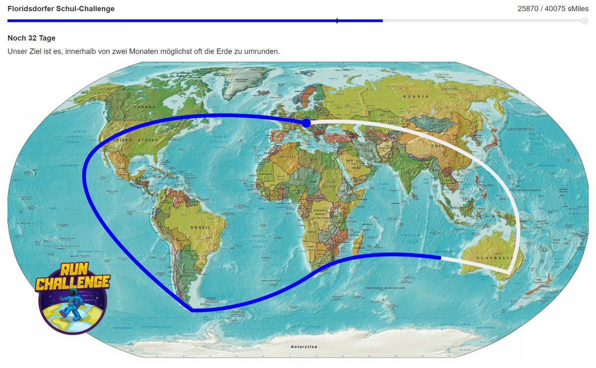 Weiter geht es im Sauseschritt. Trotz Distance Learning gehen unsere Schüler*innen Schritt um Schritt; Meter um Meter, Kilometer um Kilometer ... #runchallenge