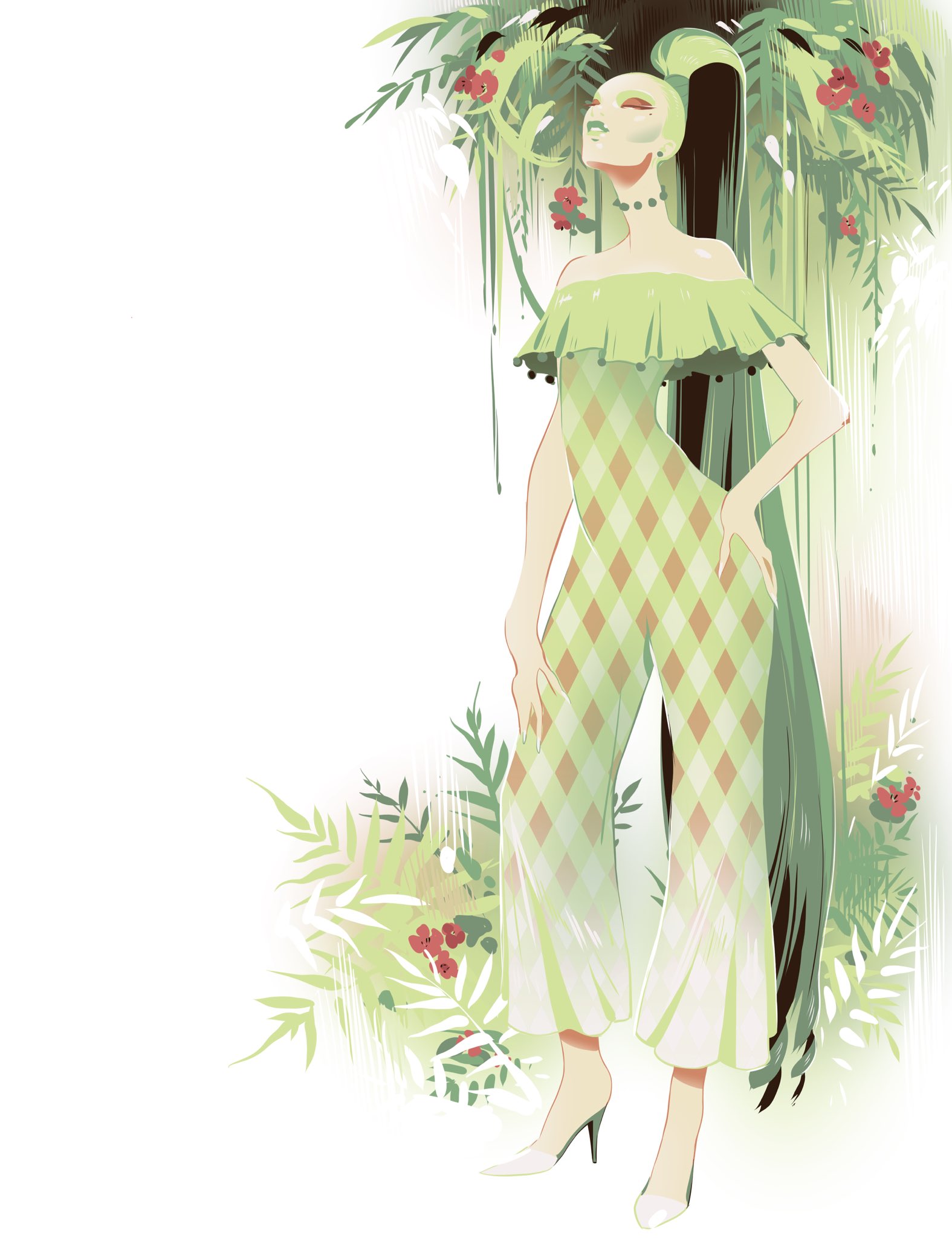 chostophe on X: "💚 Chikorita 🌱 from 2017, this was the first time I ever  did a gijinka concept like this https://t.co/Z0JLKcihFu" / X