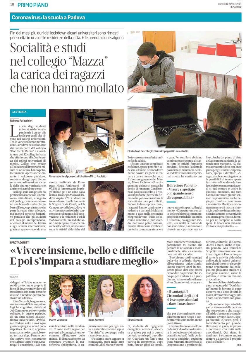 Collegi Universitari tweet media