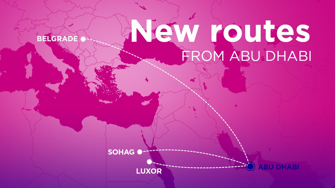 Travel Planning Map Wizzair Wizz Air On Twitter: "New Routes From Abu Dhabi 🇦🇪 Want To Travel Back  Home Easily? Plan Your Trip With Wizz From Abu Dhabi To Belgrade, Luxor, Or  Sohag, With Flights Starting