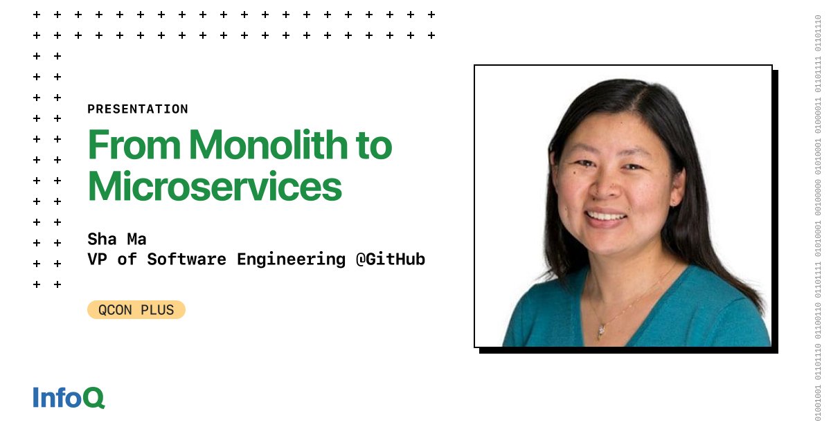 "Focus on the why. Think about modularity and data separation. Start with core services and shared resources, and make the necessary operational changes." More on the transition to #microservices in this #QConPlus presentation by <a href="/StartupSha/">Sha Ma</a>: bit.ly/3a3UirO