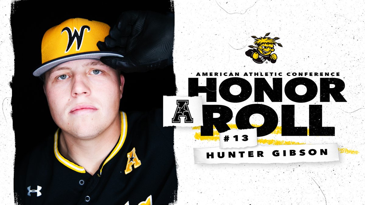 Hunter Gibson has been named to this week's <a href="/American_BSB/">American Baseball</a> Weekly Honor Roll!

He hit .500 with 8 hits and 8 RBI, and belted the first grand slam in Riverfront Stadium history in Saturday's 10-1 "W" over the Cougars downtown.

#DrivingSucce22 x #watchus