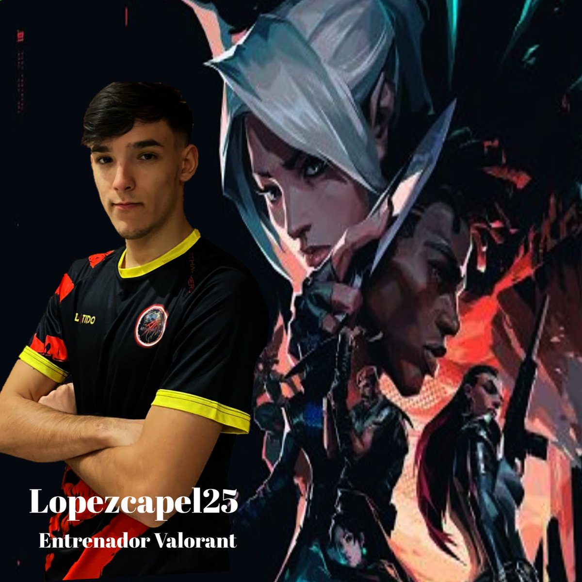 Nuestro escuadron Valorant compitiendo en la liga @Gamesportsllei1
Podeis ahora mismo verles en 
twitch.tv/gamesportsllei…