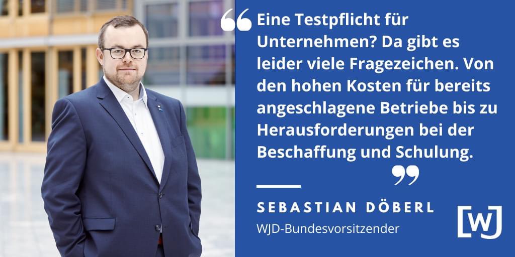 Zwischenfazit aus der neusten #Umfrage der @WJDeutschland. Die Hälfte der Befragten testen bereits in ihrem #Unternehmen. Jedoch bleibt bei vielen Unternehmen, mit #wirtschaftlichen Problemen durch die Krise, die Frage der #Testkit Beschaffung, Anwendung und Finanzierung.
