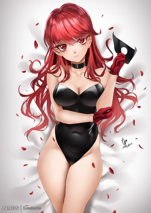 Variation I did for the nsfw version.I think it has great dakimakura potential (?Full-res, nsfw, steps process and PSD files  