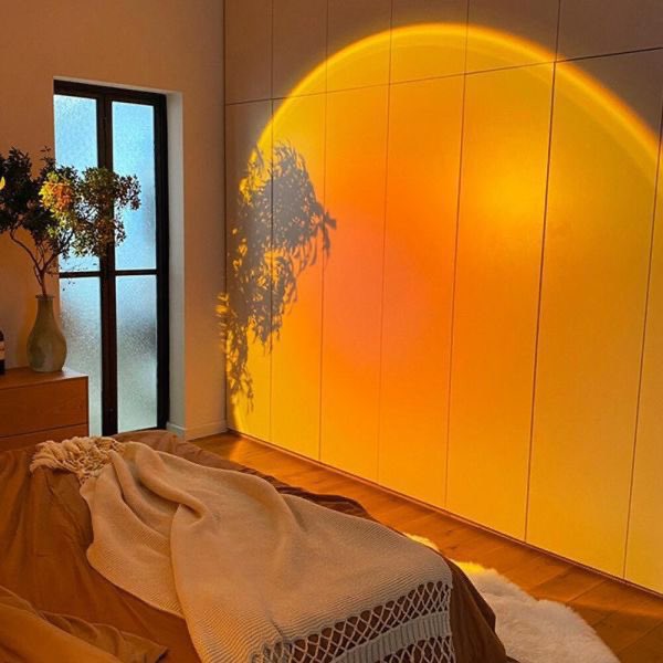 Get a sun projector for your crib  https://sunsetic.com/products/sunset 