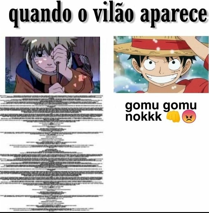 MELHORES MEMES DE ANIMES DUBLAGEM DE ONE PIECE, PARABAINS E NARUTO