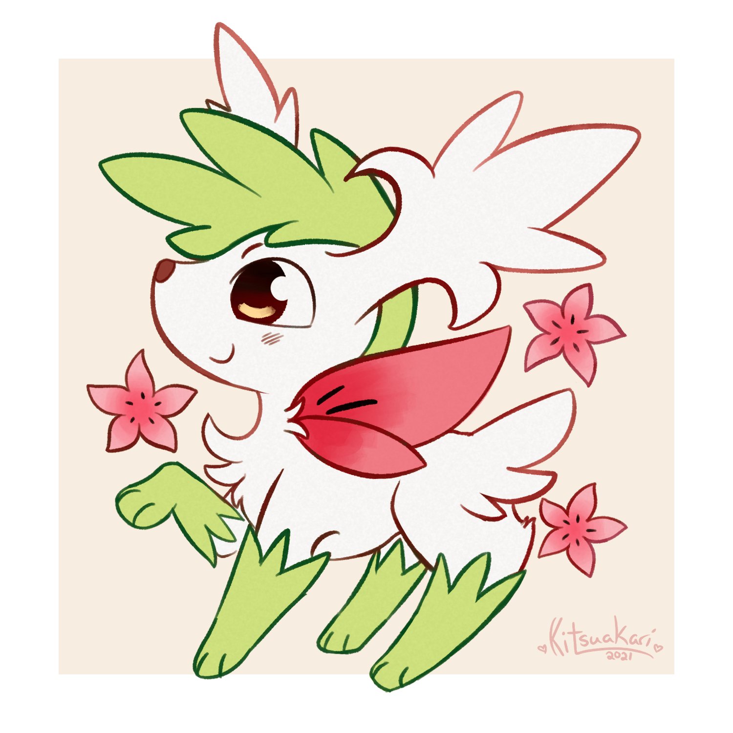 Merry Christmas (Shaymin Sky Form)  Pokemon breeds, Pokemon, Cute pokemon