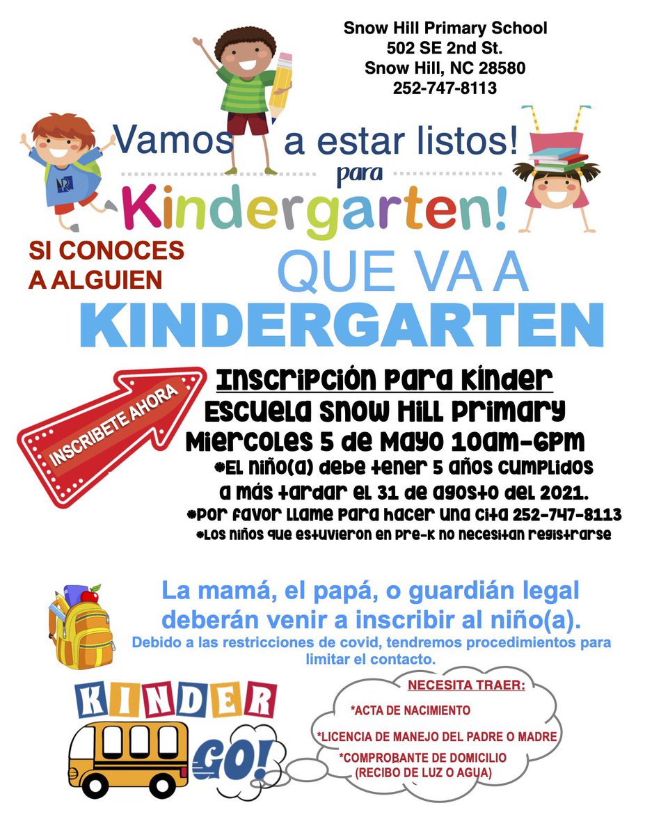 Kindergarten Registration