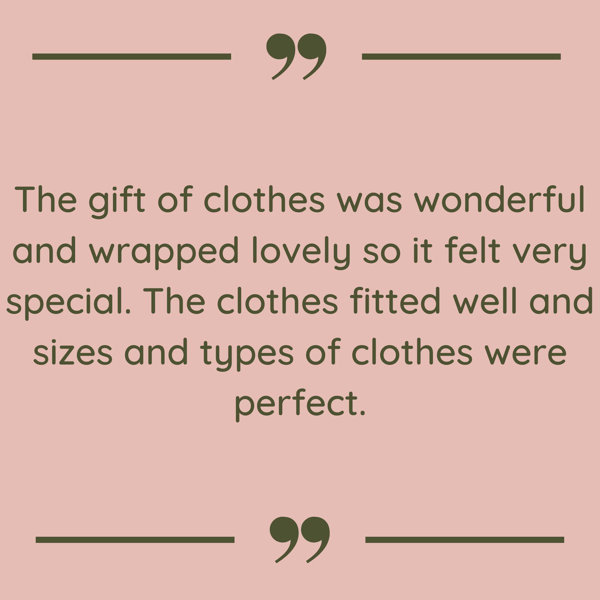 WardrobeFounda1's tweet photo. Lovely feedback to start our week! 

#community #local #clothing #supportingwomen https://t.co/OXtS0PwjFI