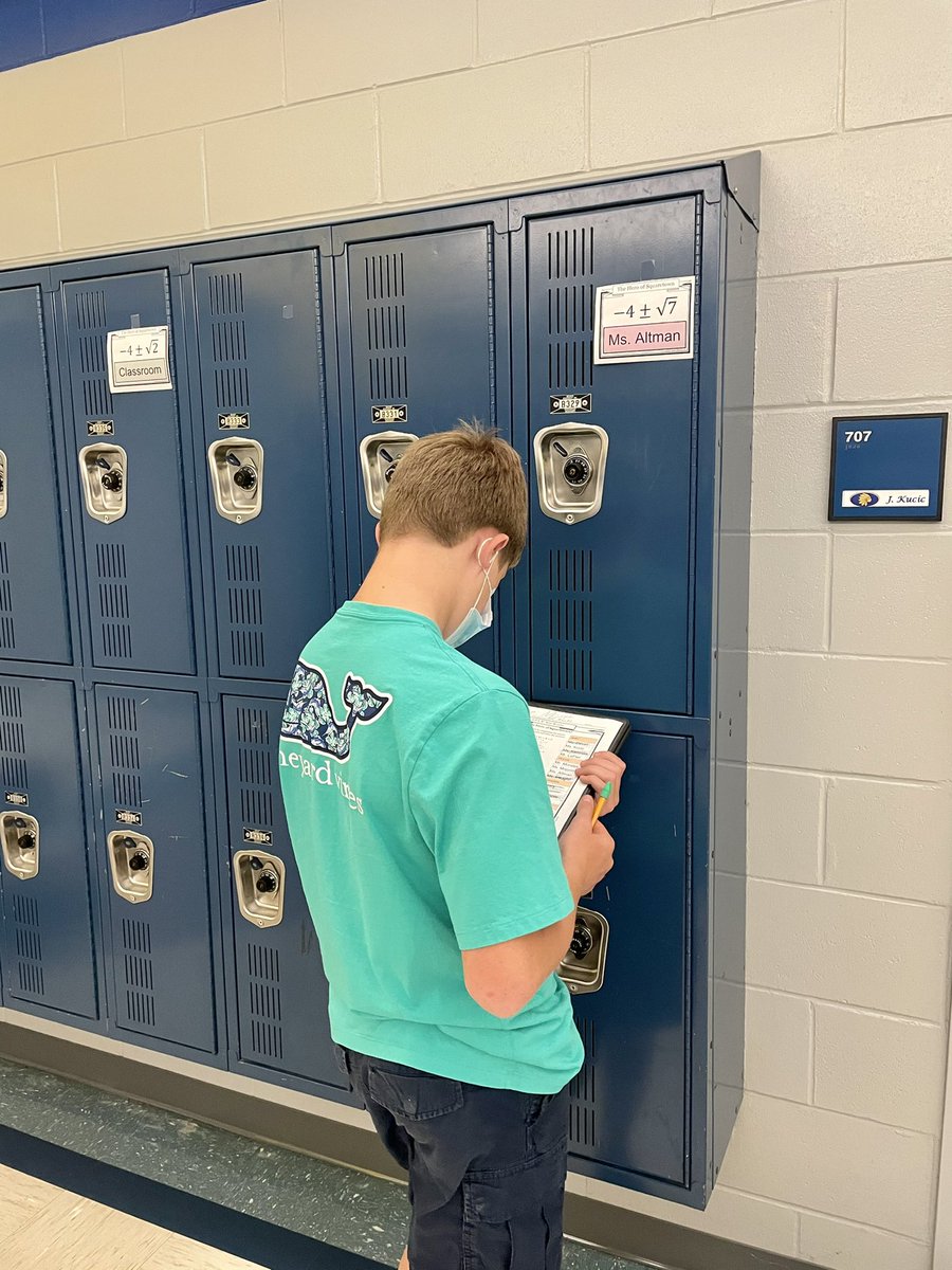 devall_kristin's tweet photo. Solving quadratics by completing the square “clue” themed scavenger hunt! #nmbmchiefs https://t.co/vXH3TLEhXc
