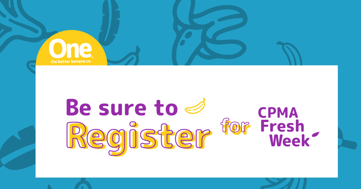 ONEBananas's tweet photo. Don't forget to join us at CPMA Fresh Week. Registration is still open, and it is totally free! https://t.co/oZZ5uB9viJ
#CPMA2021 #FreshProduce #ONEBanana https://t.co/ZbbucJsMR3