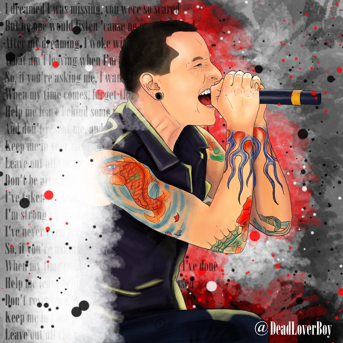 DeadLoverBoy_'s tweet photo. One of my biggest inspirations to this day . #linkinpark #digitalart https://t.co/TF7CUI4FQK