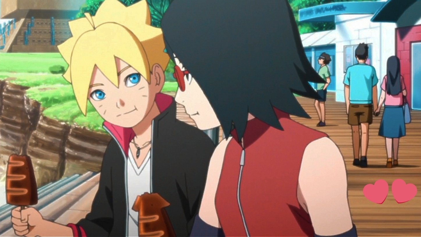ボルサラ🥗🔩 on Twitter "just Boruto and Sarada having scenes with hints for couple's thing dating