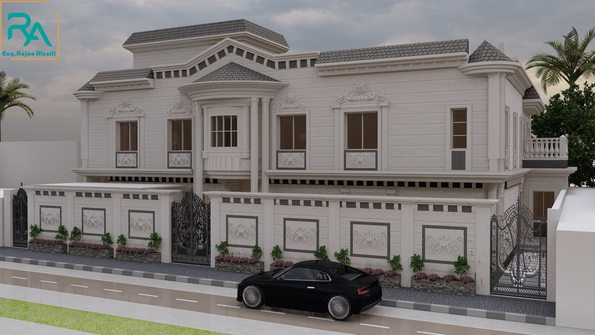 تصميم فيلا كلاسيك في السعودية
#تصميم_خارجي 
#تصميم_واجهات 
#مراجعة_تصاميم_المتابعين 
#مراجعة_مخططات_المتابعين 
#السعودية 
#السعوديات_الاكثر_انوثه 
#السعوديه_lلكويت