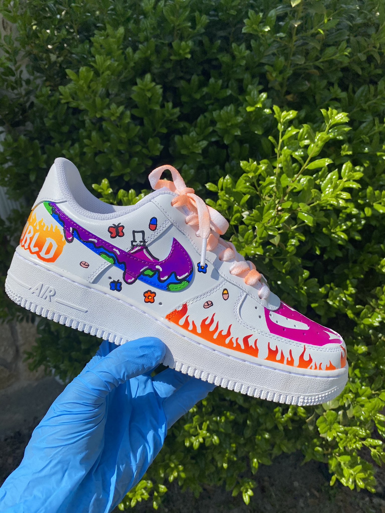 painted air force ones ideas