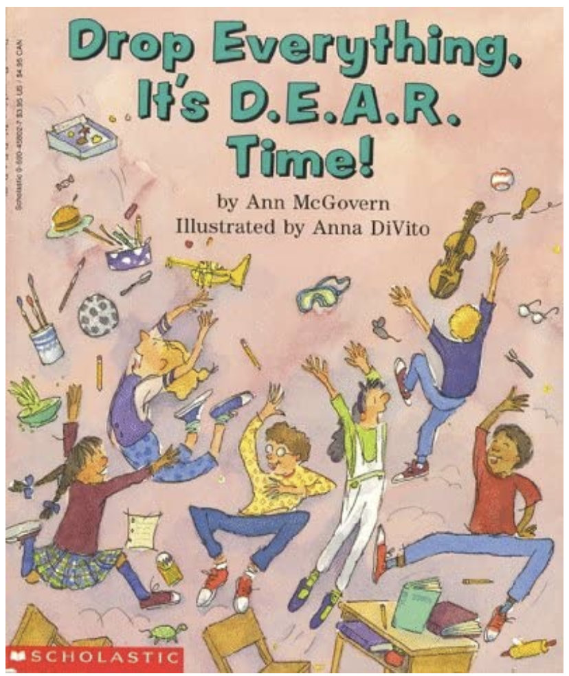 Today is National D.E.A.R. Day! “Drop Everything and Read!” 
📖❤️Anyone remember this book? How are you celebrating today? #Deartime #reading #kidlit #authorlife #luckybookclub