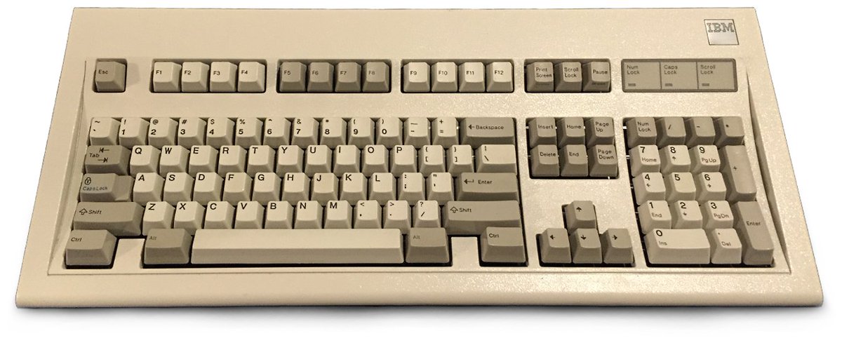 then in the AT era IBM did the amazing move of splitting them out to their own keys: now the PC had dedicated movement keys! finally, no weird workarounds like typing on top of other letters/numbers