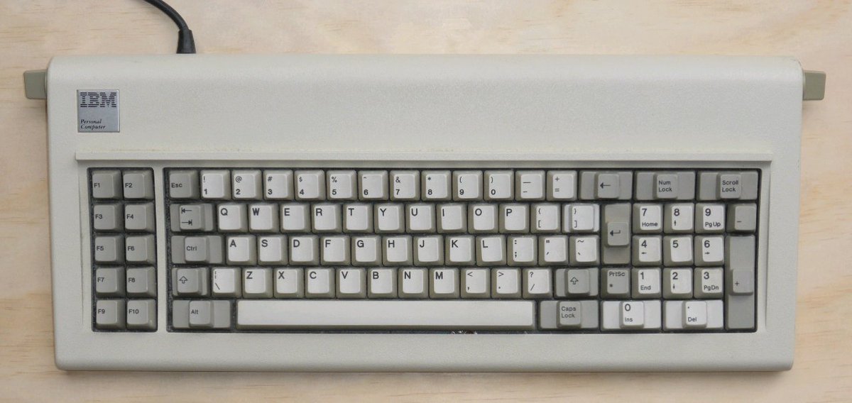 and the PC started out with movement keys, but behind the numlock toggle. So it only sorta had them, they were basically just aliases for 8462 on the numpad
