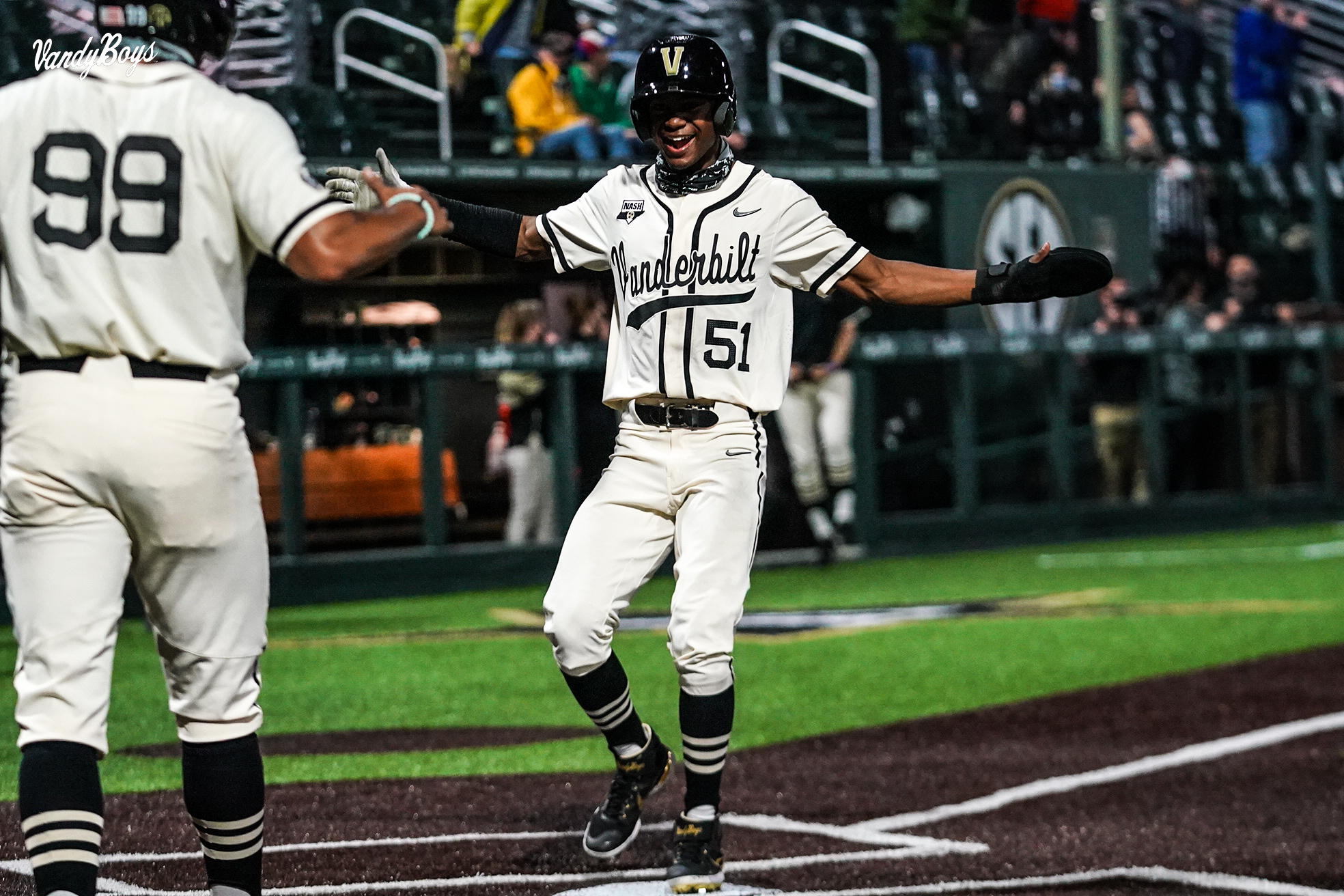 cream vanderbilt baseball uniforms