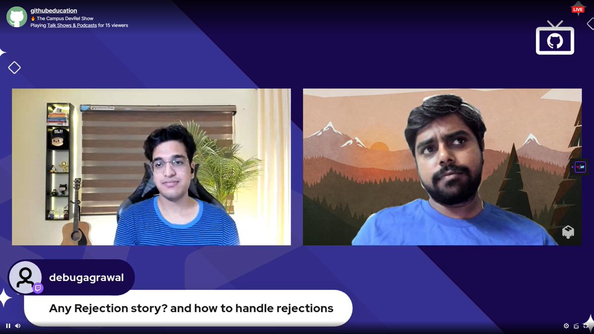 debugagrawal's tweet photo. 👨‍💻Major Takeaways from today's session of #CampusDevRelShow🔥❤

- Handling rejections might be tough but never lose hope

-  Hiring managers want us to be successful and comfortable with the community

- Rethink, Revaluate &amp; Keep doing community work and you will be identified🚩 https://t.co/8AlPejR5lS