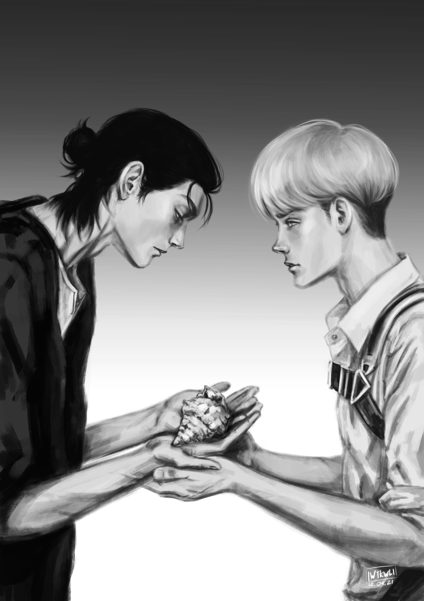 I cried 
#eremin #fanart #aot139spoilers #aotchapter139 #AttackOnTitan #ShingekiNoKyojin #ErenJaeger #arminarlert #aottwt #進撃の巨人 #illustration #HajimeIsayama