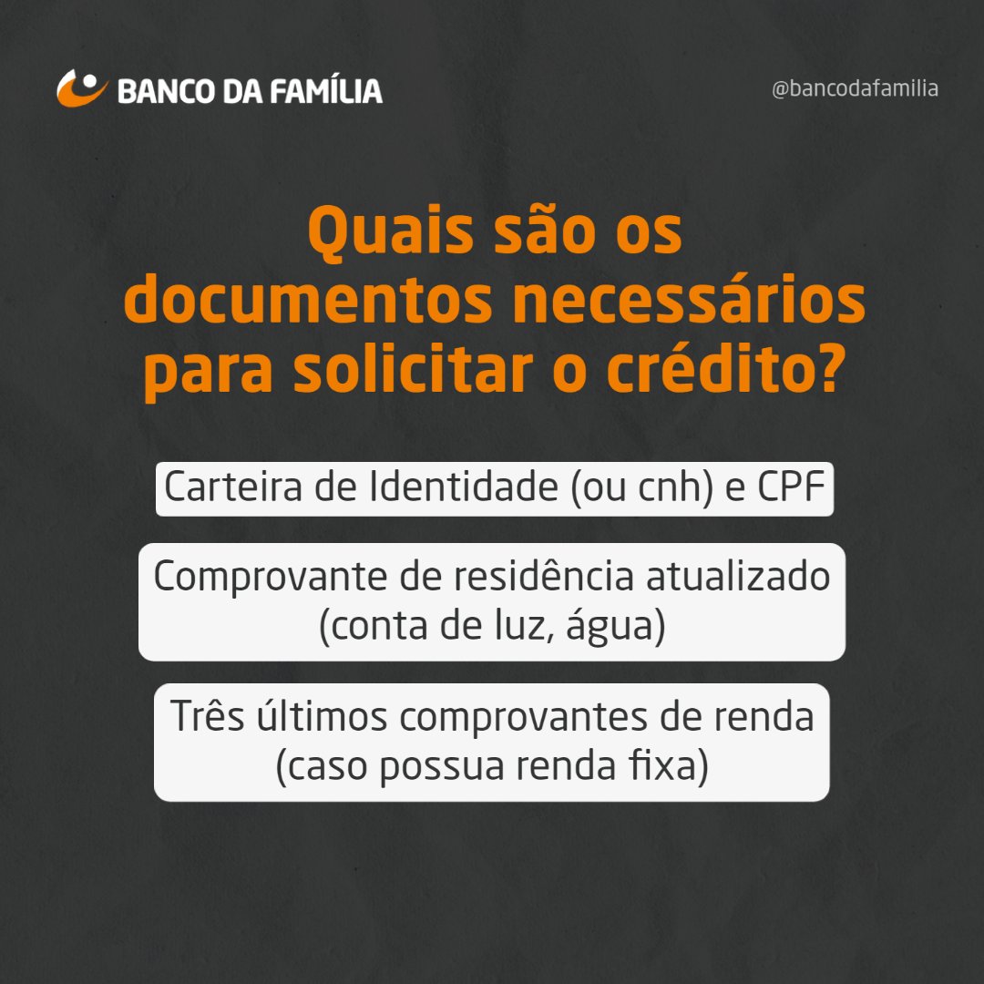 ☝ Hoje viemos responder algumas perguntas que recebemos com frequência em nossos canais de atendimento, dá uma conferida. 😎 

🤔Surgiu alguma pergunta nova? Deixe aqui nos comentários que iremos responder. 😄

#atendimento #bancodafamilia #dúvidas