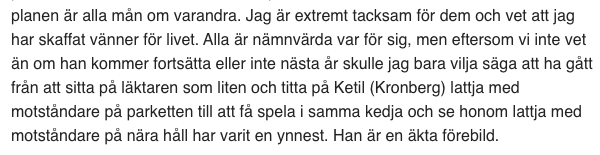 Linus Holmgren ❤️ Ketil Kronberg