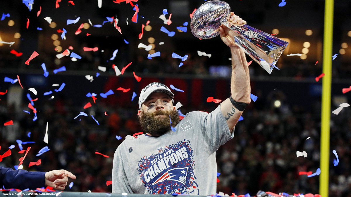 If this is the end, what a career for <a href="/Edelman11/">Julian Edelman</a> 👏

🏈 3x Super Bowl Champ
🏈 2018 Super Bowl MVP
🏈 620 Rec
🏈 6,822 Rec Yds
🏈 41 TDs
🏈 7th-round pick
🏈 118 postseason receptions and 1,442 yards, 2nd-most in the Super Bowl era behind only Jerry Rice.

What a run.