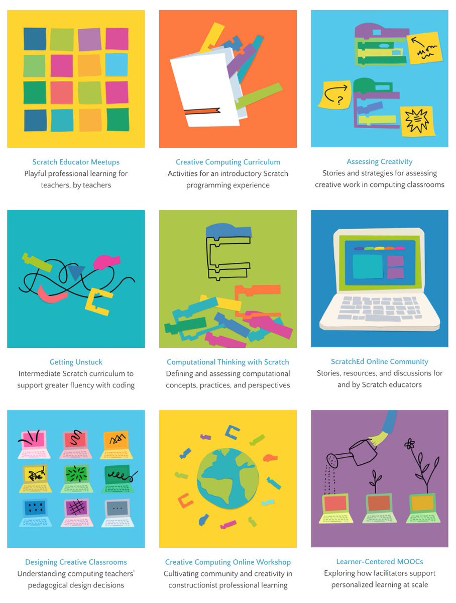 HGSE_CCL's tweet image. We also have a newly-updated website to share with you: creativecomputing.gse.harvard.edu It's full of resources to help you support #CreativeComputing magic in the classroom and beyond! A peek into some of the projects you can explore on the site...