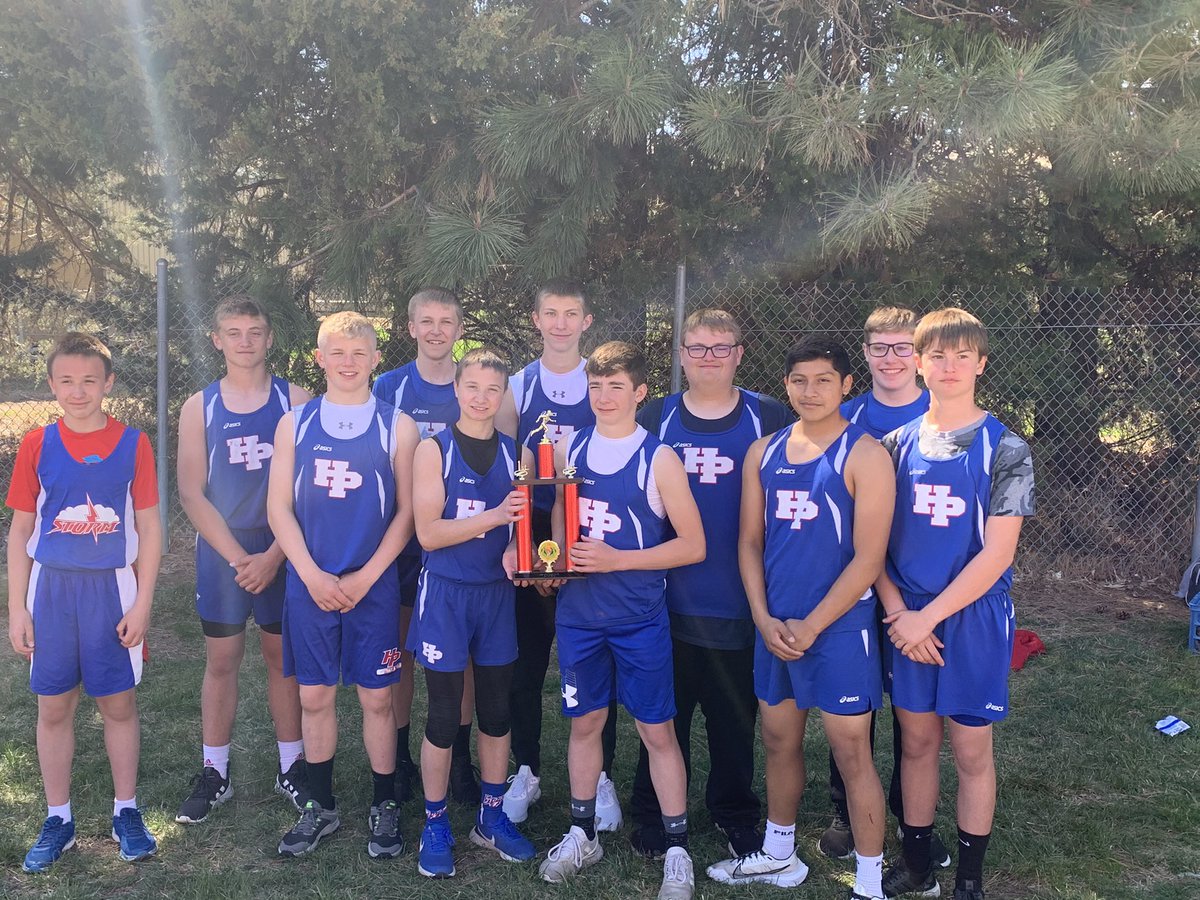 hpctrack's tweet photo. 1st Place Finish High Plains Invite!! @HPCSTORM #hpcstorm https://t.co/EhlmU0Zafu