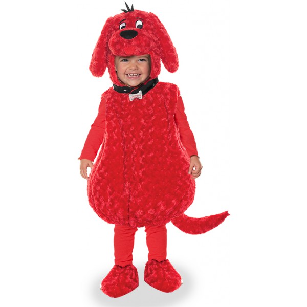 The lovable Clifford the Big Red Dog of the classic children's books. This new #toddlercostume will be available for #halloween2021 
#cliffordthebigreddog #thebigreddog #childrencostumes #kidsplaypretend #preschoolactivities #childrenbooks #childrencharacters