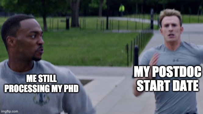 Dr_Meming's tweet photo. Oh it crept up so quickly. Anybody else still processing their PhD 🥲
@OpenAcademics @academicchatter #academictwitter #phdchat #phdfriend #phdvoice #postdoclife #postdocchatter #academicsassemble https://t.co/6ENIP1tYqZ