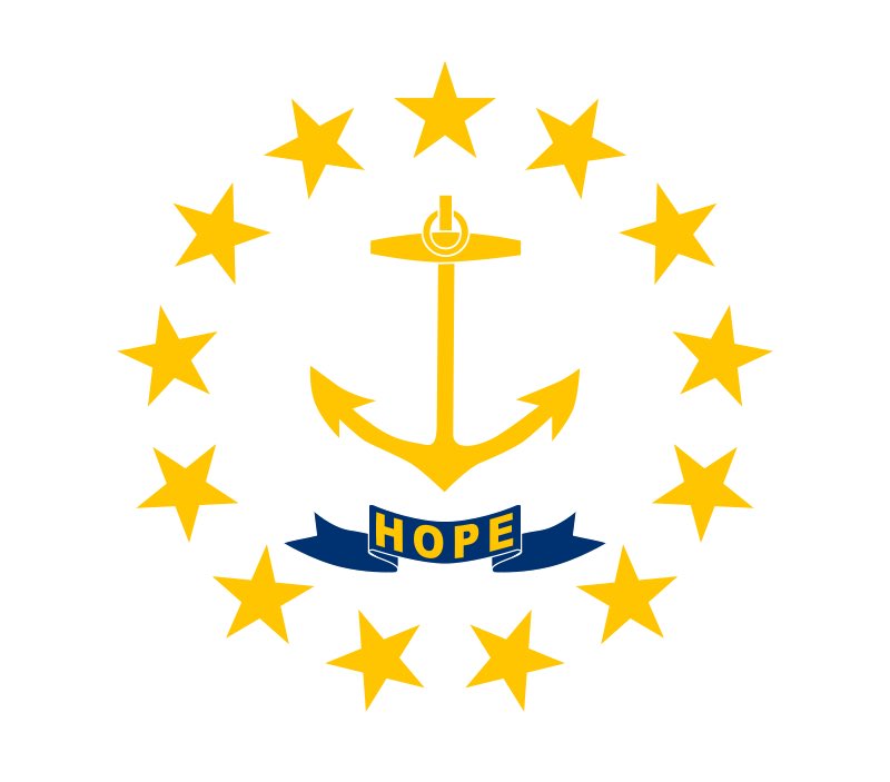 Rhode Island has an anchor named Hope on its flag. That is how I am choosing to interpret this flag10/10