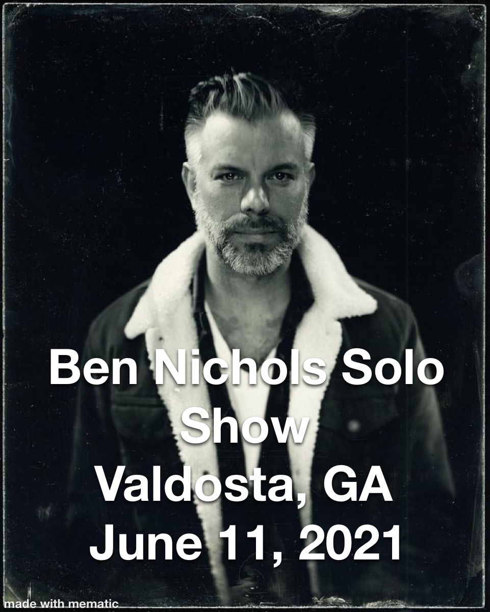 Ben Nichols of <a href="/luceromusic/">Lucero</a> June 11, 2011 in #Valdosta #Georgia <a href="/ashleyststation/">Ashley St Station</a> Tix on sale Friday <a href="/FRESHTIX/">Freshtix</a>