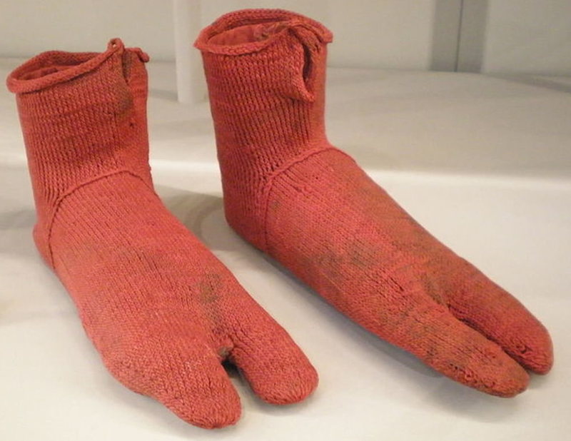 6 - Consequently, however, the Romans were not prepared for cold weather. Soldiers wrote home from Britain begging for socks... to wear with their sandals. These date from 300-499 AD & were found in Egypt, but Romans likely wore similar. Apologies to Big Bird...