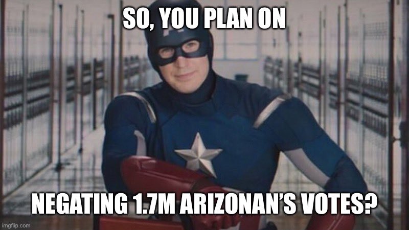 AZEdUnited's tweet image. SB1783 is anti-democratic and anti-education.

We need to ask why @Bolick4AZ &amp;amp; @JDMesnard prioritize the wealthiest 1% above our children and why they have such disdain for WE the people. #ProtectINVESTinED 🏫 &amp;amp; #ProtectOurVotes 🇺🇸