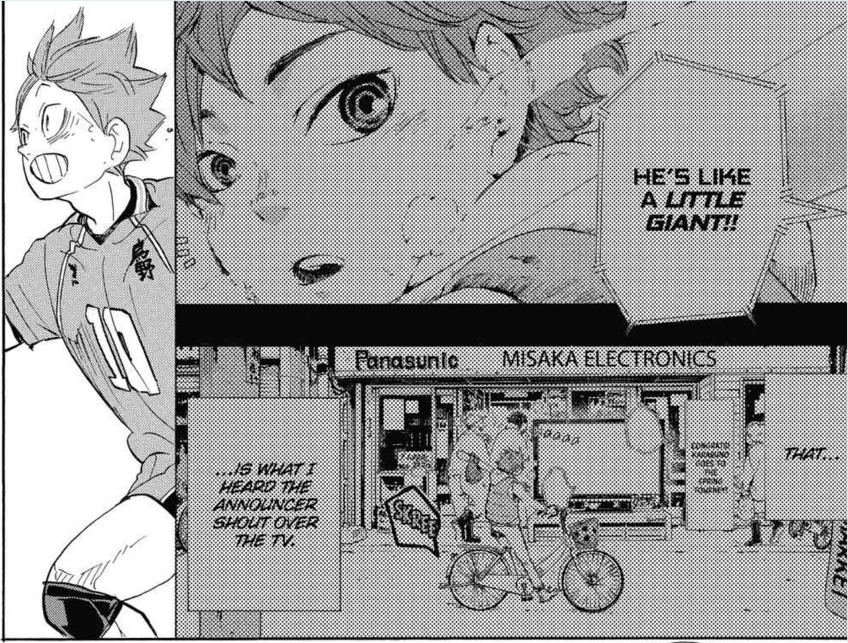 of course, udai is unaware of his effect on these players but i think it& #39;s a necessary connection between the three of them. by paralleling their experiences during the kamomedai match, we can clearly see how deeply this moved both tsukishima and hinata.