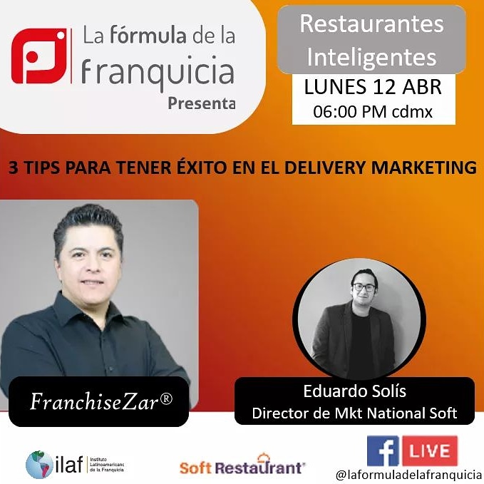 asesorfran's tweet photo. El mundo cambió, los clientes cambiaron, la forma de adquirir alimentos y bebidas cambió, ¿tu restaurante también cambió?
Acompaña hoy a FranchiseZar y a su invitado que te hablarán de cómo lograr el éxito con tu estrategia de delivery marketing.
#soyILAF #somosILAF https://t.co/lGuBwt2s9C