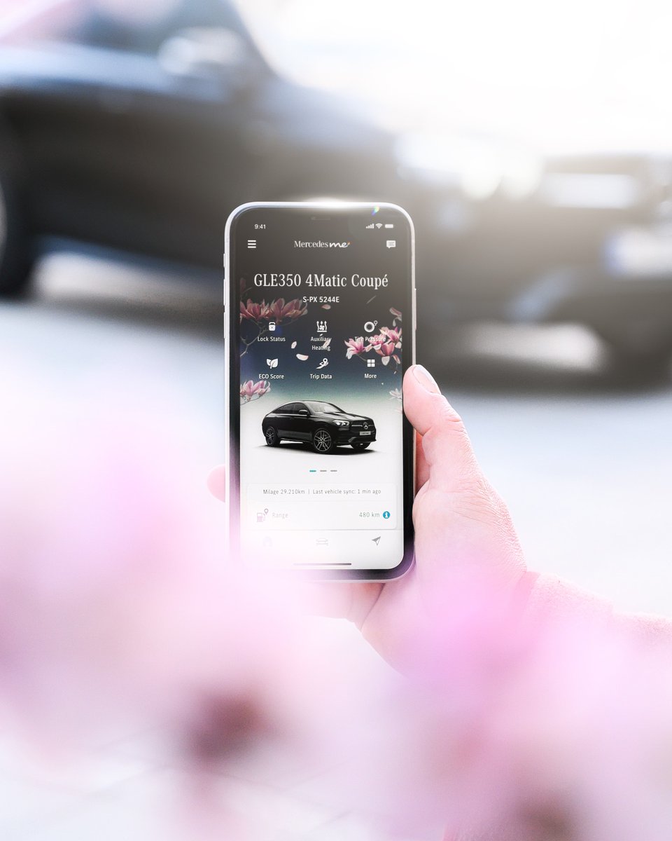 The Mercedes me App welcomes spring with its new matching design. 🌸
#MercedesBenz