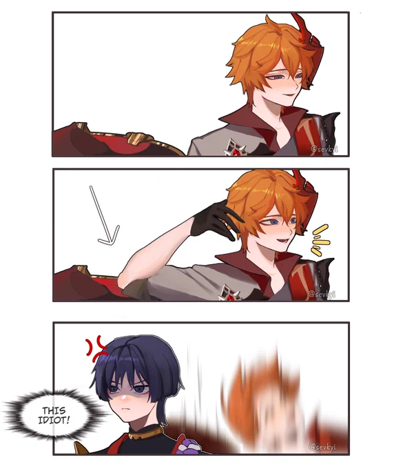 scaramouche and childe dynamic 😤🤝 