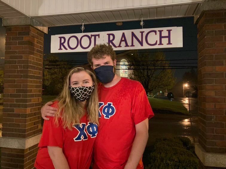 Congratulations to the brothers of Chi Phi and their newly shirted girls!! 💙❤️ #wvwcgreeklife