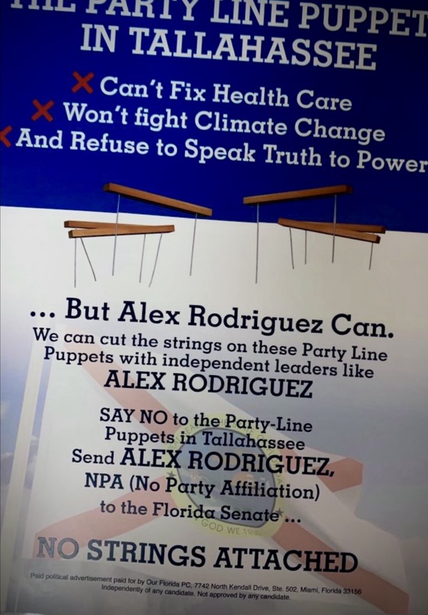 Here are the flyers they printed: identical in graphics but for the shill candidates’ names.They were mailed to the respective districts’ voters to make the shills appeal to Democrats, to siphon votes from the real Dems in the race (all of whom lost). @WPLGLocal10