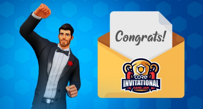 CoreGames's tweet photo. Core Invitational Winners Reveal stream tomorrow at 11am PST (2pm EST, 6pm GMT) on Core Live! Watch at https://t.co/BIR1H5i0fs to play the winning games with us and find out who is walking away with $50k. 👀 #CoreInvitational #gamejam https://t.co/aXkSlvN5Fr